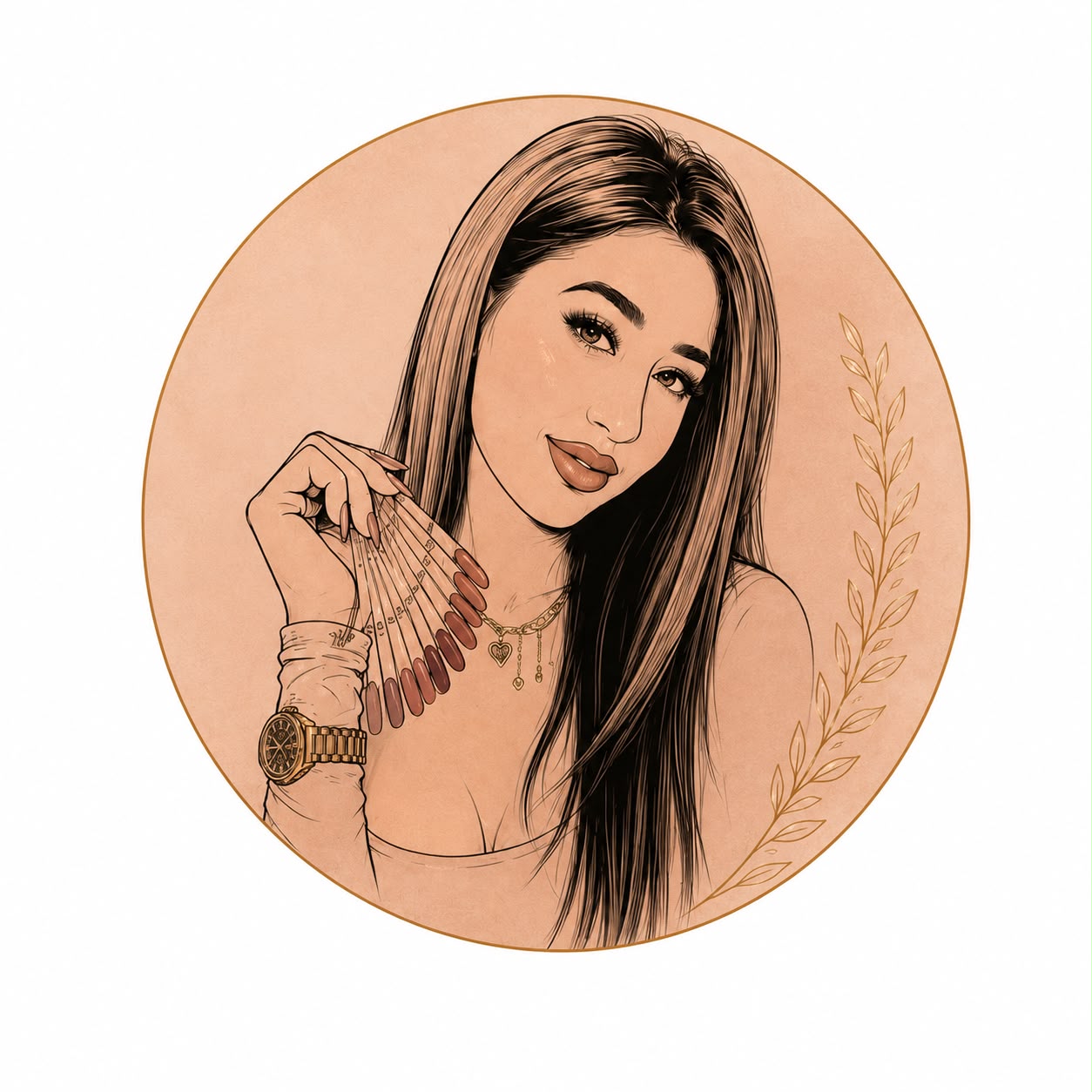 Illustrazione di Marika Stano, nail artist